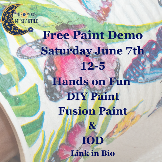 ✨ Mark Your Calendar for June 7th – Free Demo Day at Blue Moon! 🎨