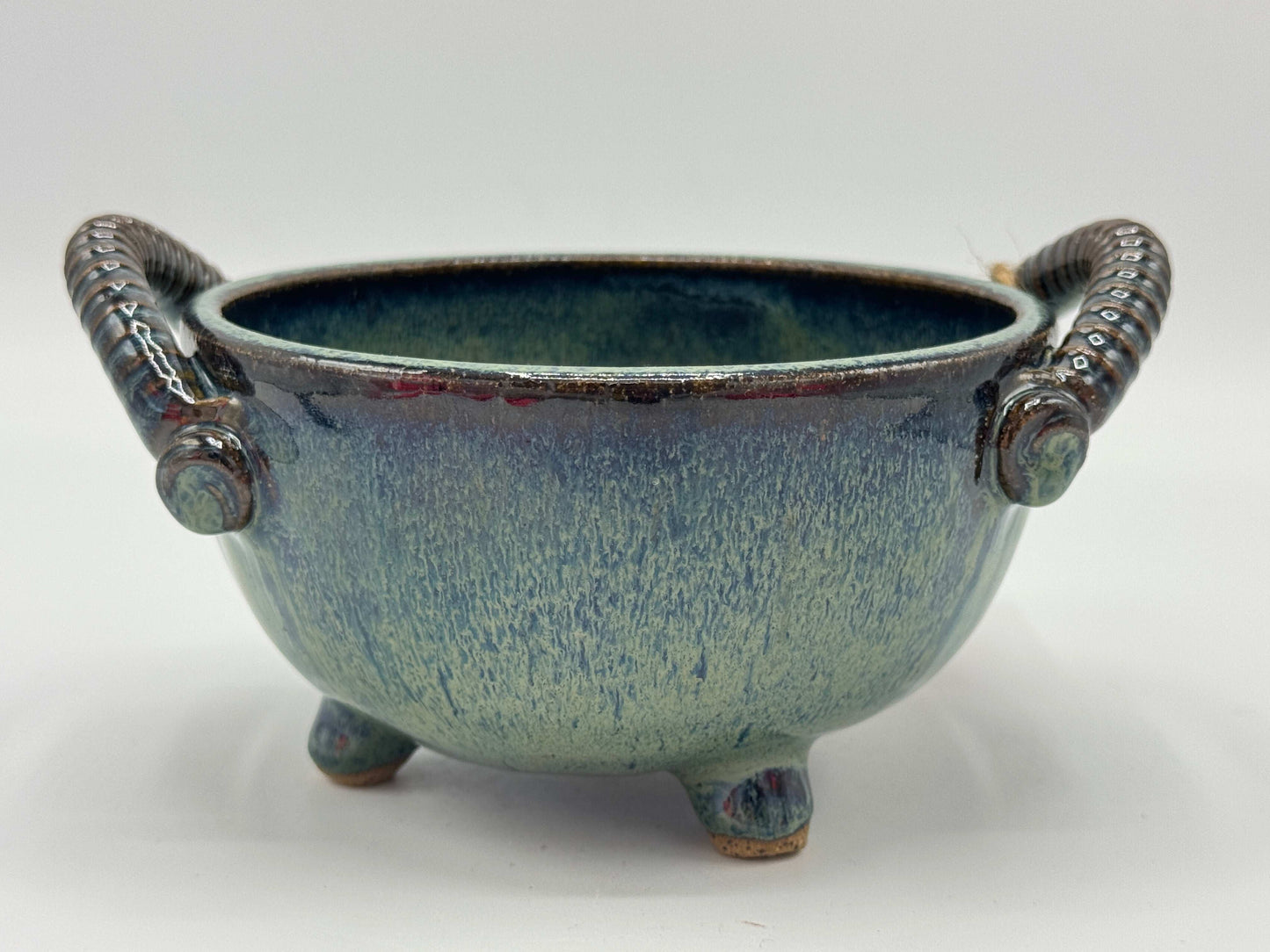 Blue Flame Bowl by Adeovart