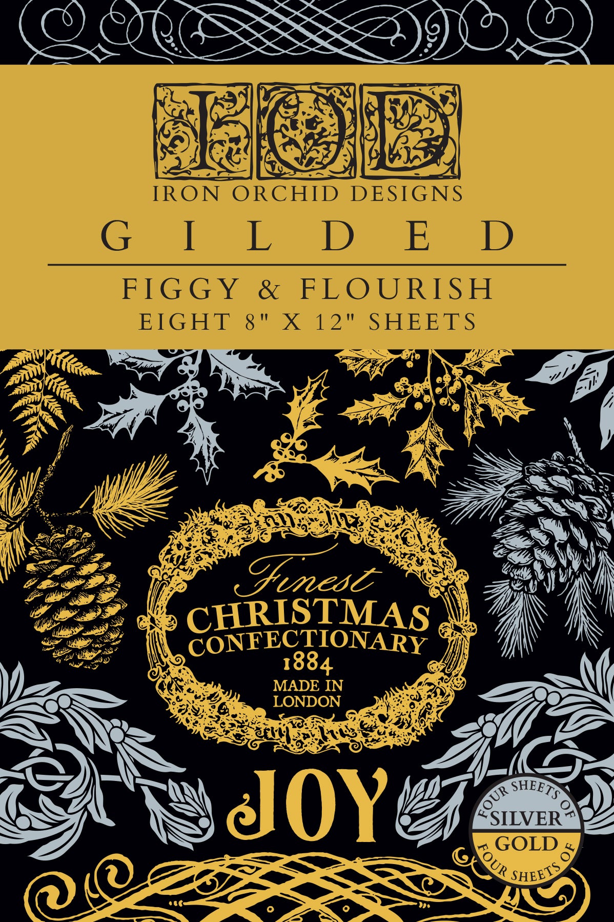IOD Figgy & Flourish Gilded (Foil) Transfer