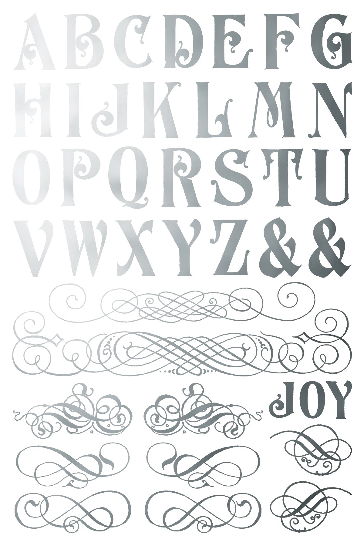 IOD Figgy & Flourish Gilded (Foil) Transfer