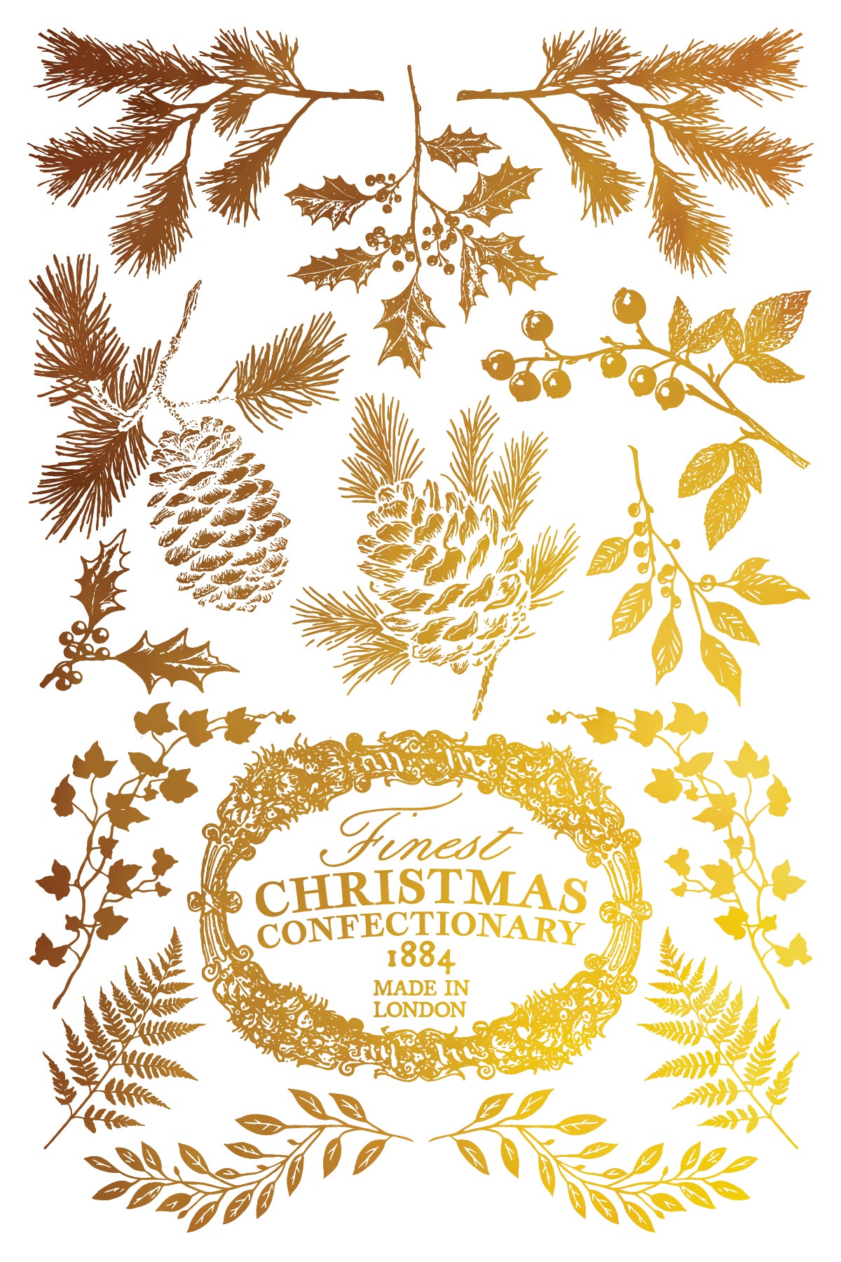 IOD Figgy & Flourish Gilded (Foil) Transfer