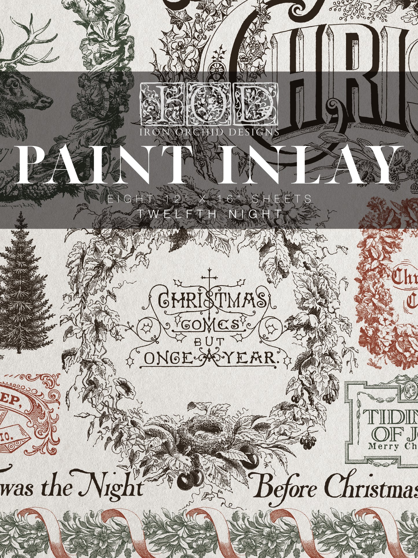 IOD Twelfth Night Paint Inlay