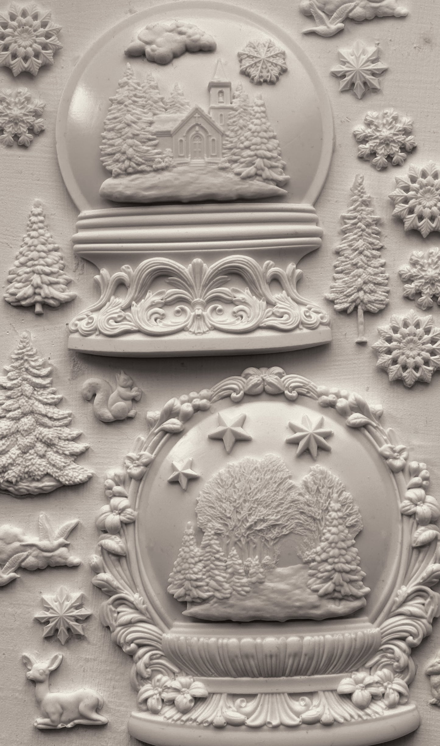 IOD Snow Globes Mould