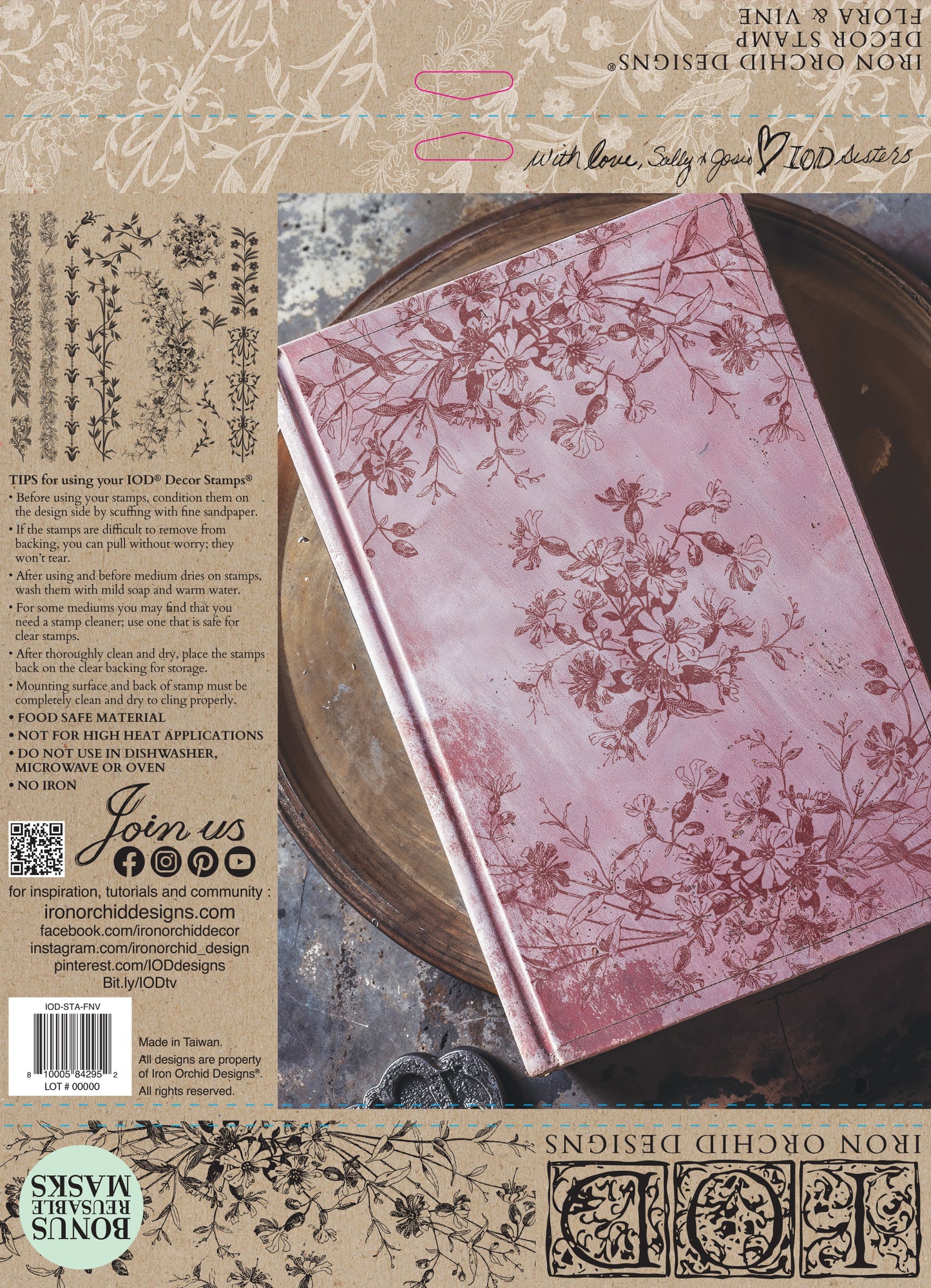 IOD Flora & Vine Stamp