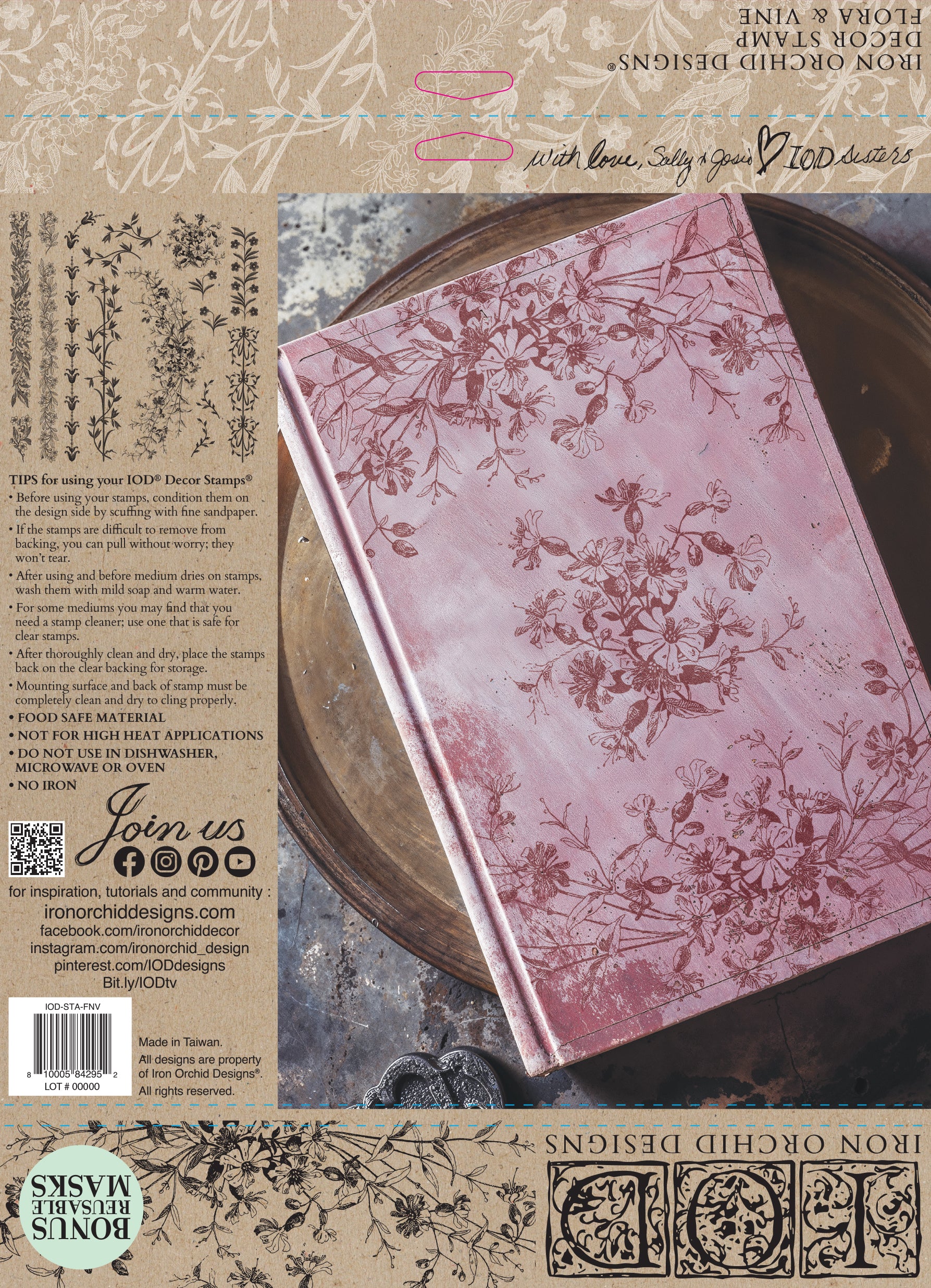 IOD Flora & Vine Stamp