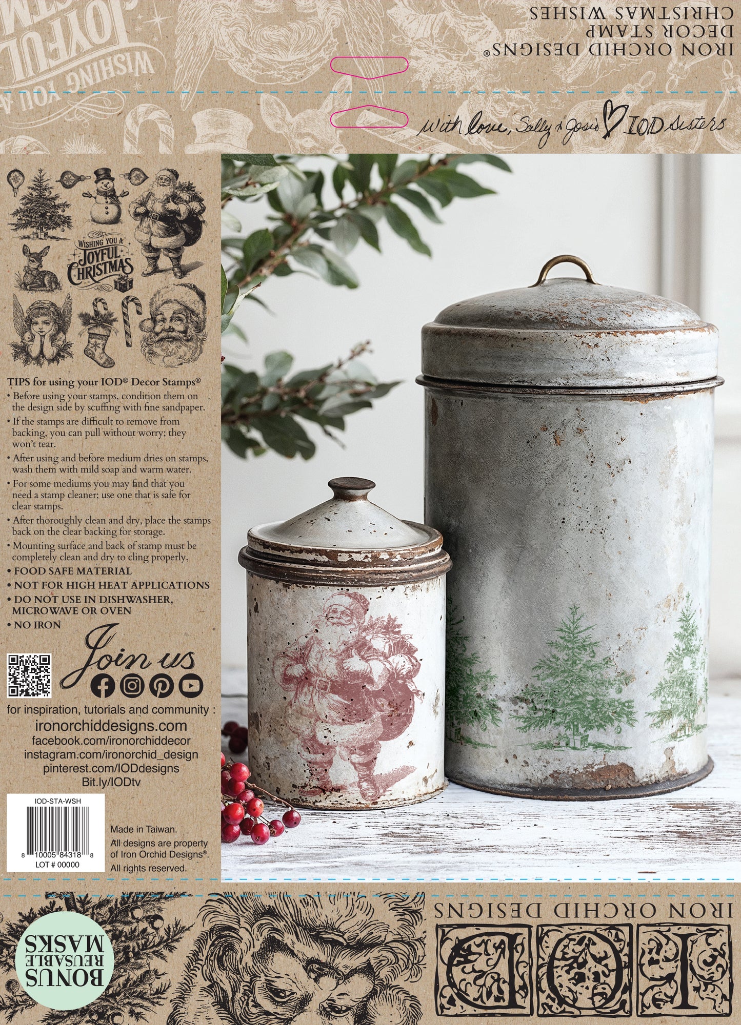 IOD Christmas Wishes Stamp
