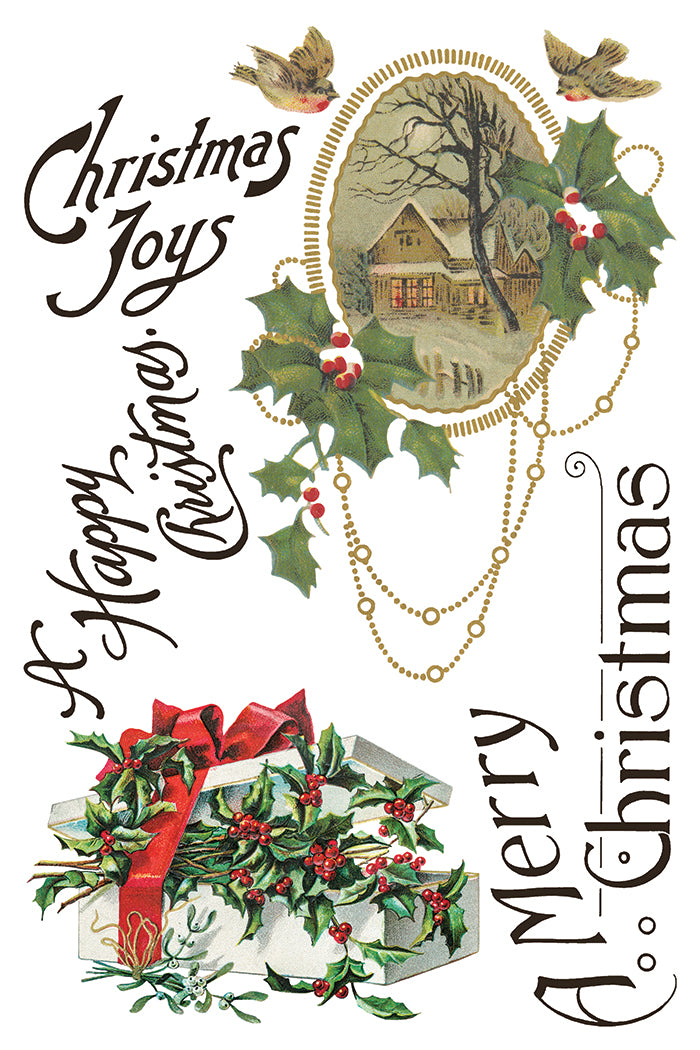IOD Christmas Joy Transfer