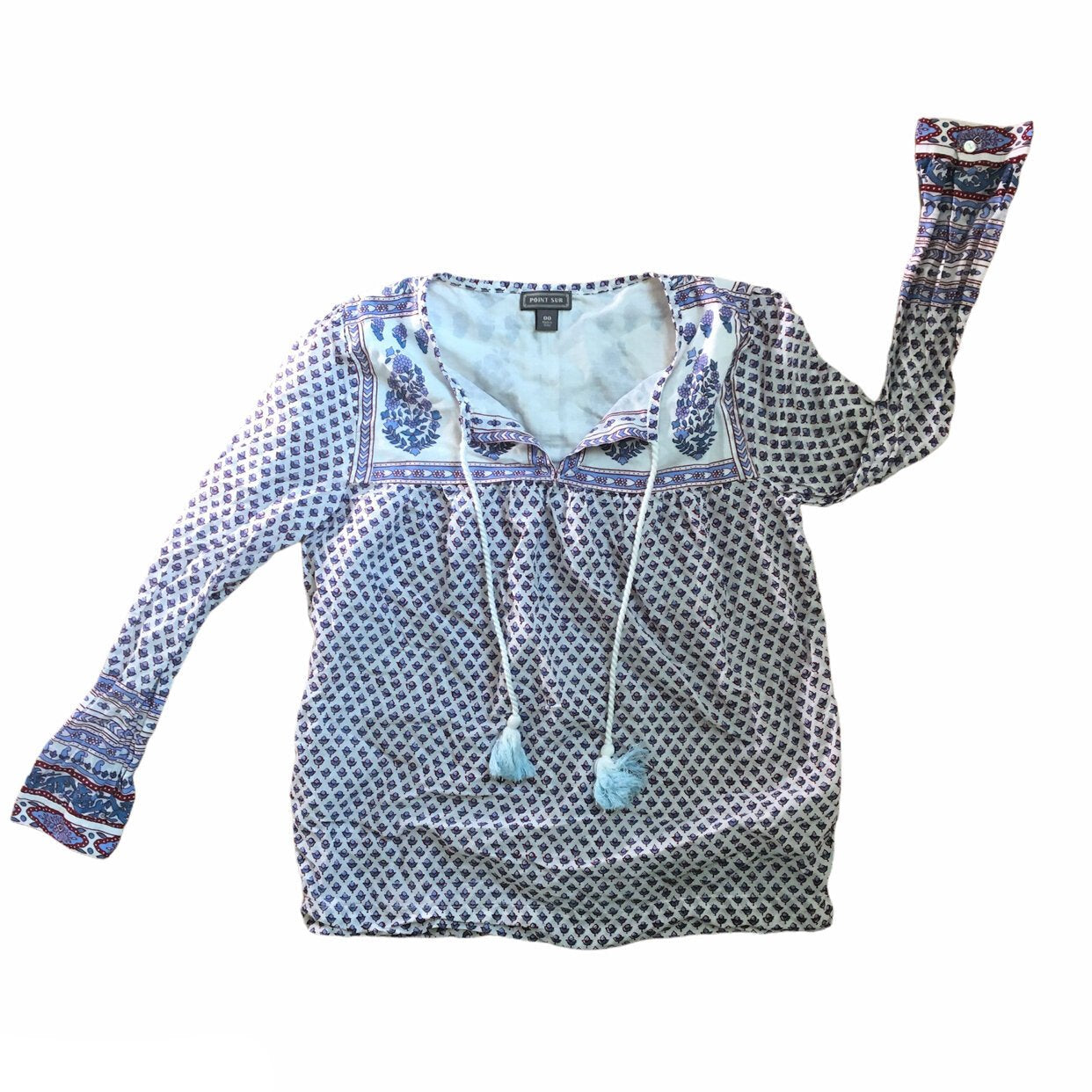 Point Sur Boho Top SZ: 2 - Blue Moon Vintage Mercantile