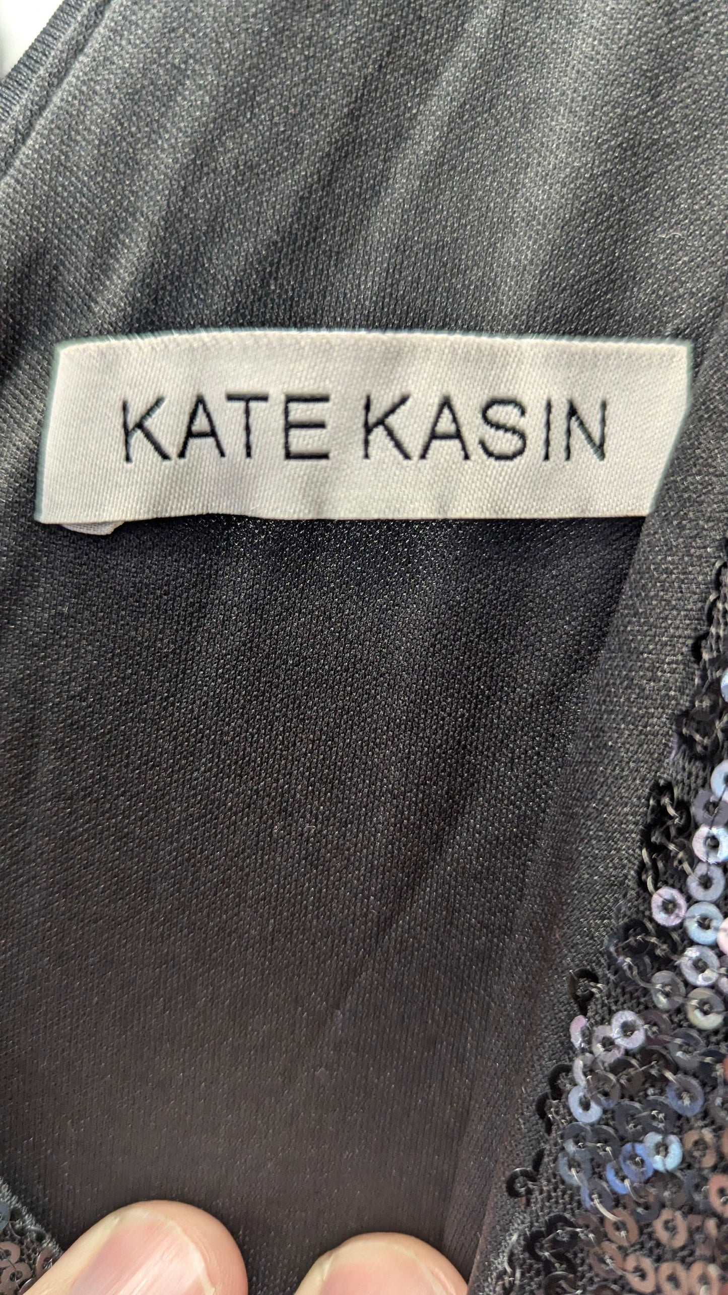 Black Sequin Dress