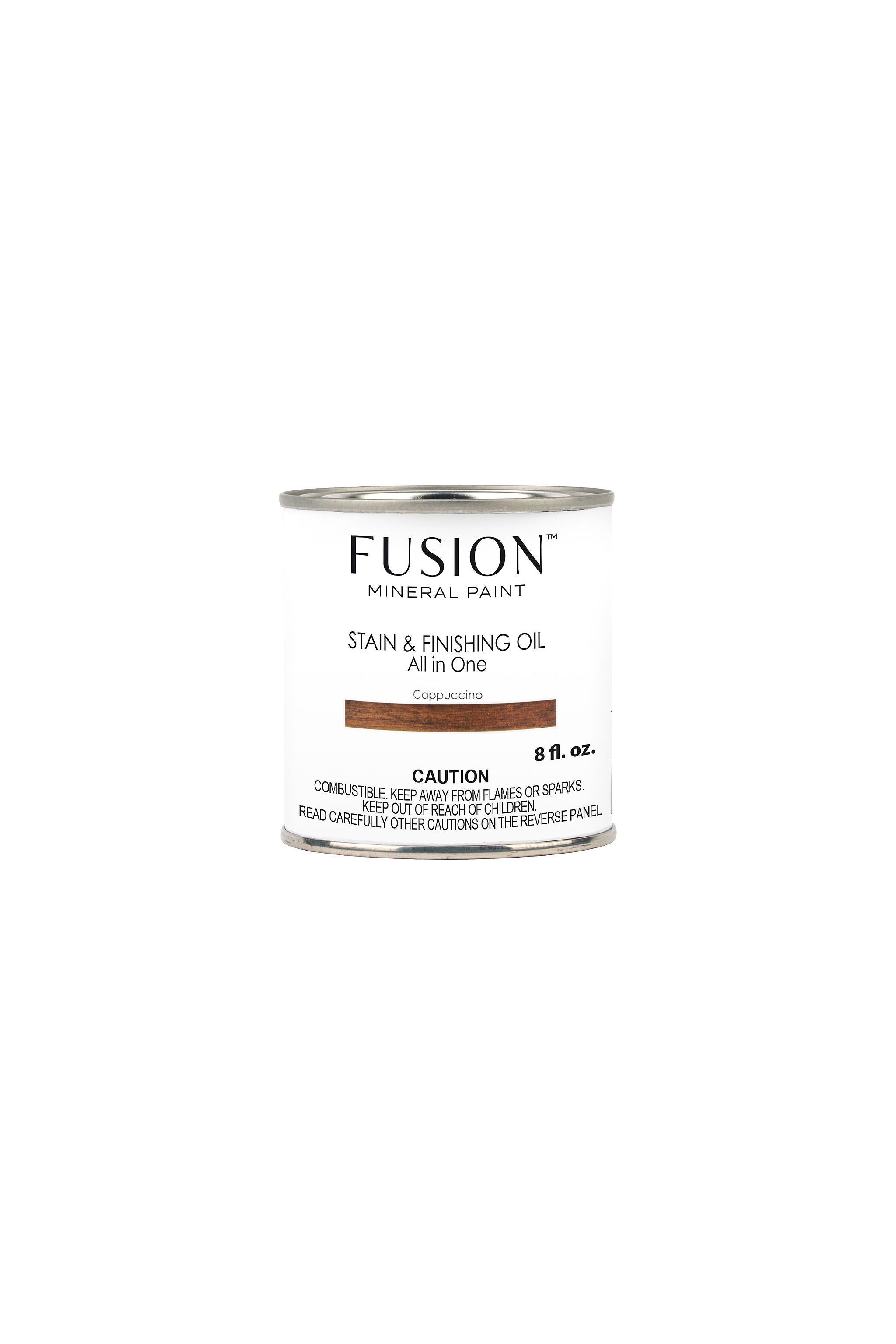 Fusion Stain & Finishing Oil (SFO) 237ml Cappuccino - Blue Moon Vintage Mercantile