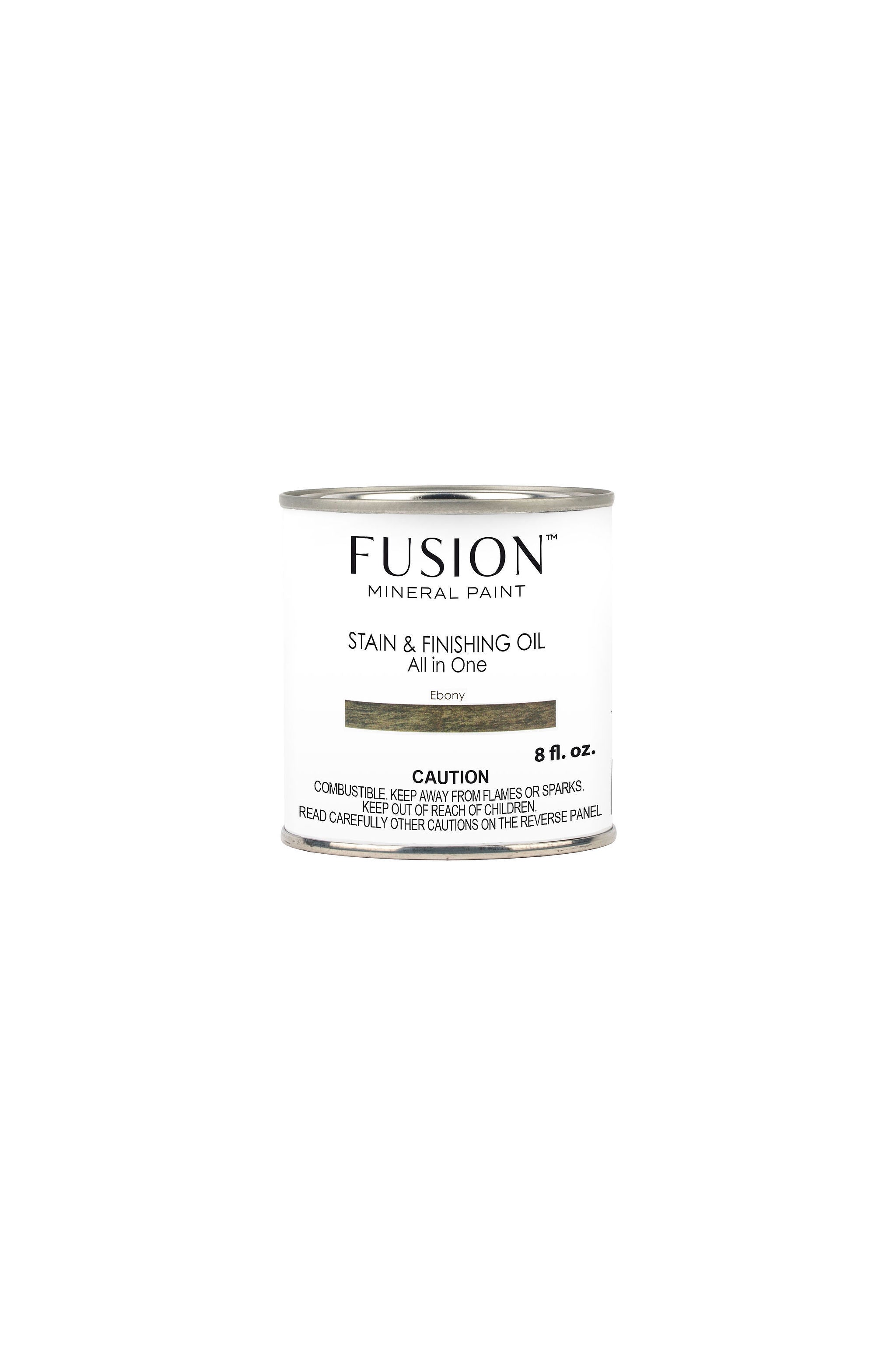 Fusion Stain & Finishing Oil (SFO) 237ml Ebony - Blue Moon Vintage Mercantile