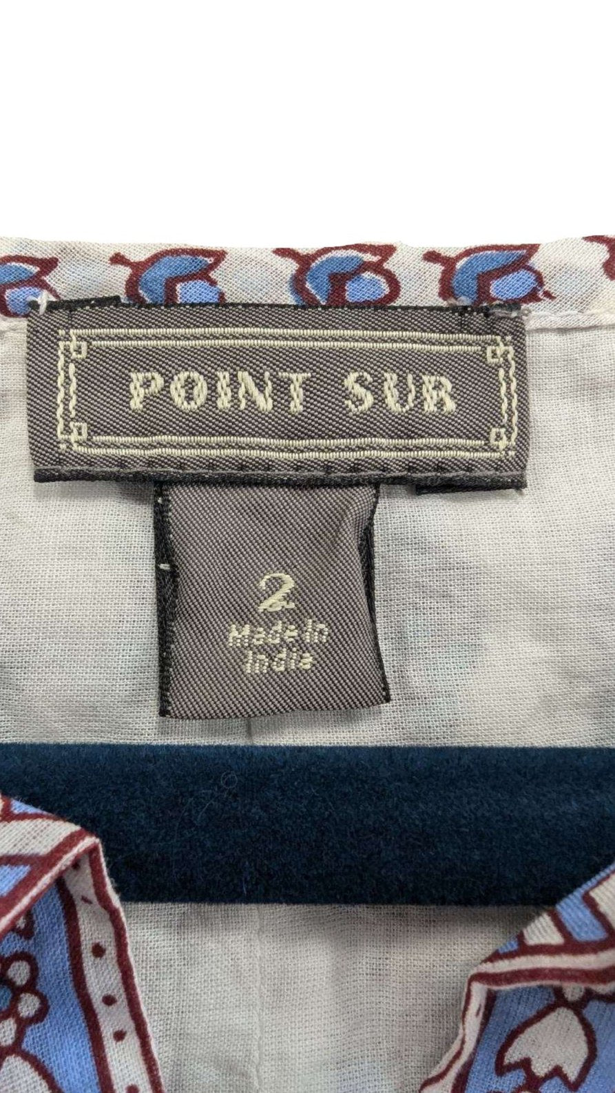 Point Sur Boho Top SZ: 2 - Blue Moon Vintage Mercantile