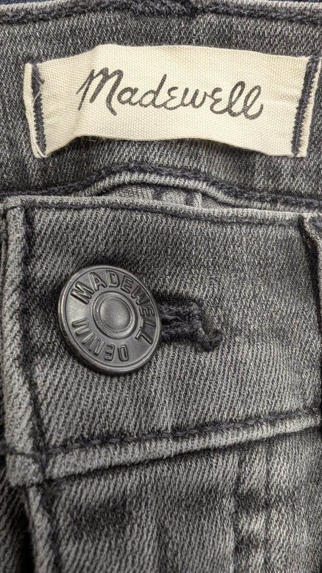 Stope Pipe Jeans with Raw Hem SZ: 29 by Madewell - Blue Moon Vintage Mercantile