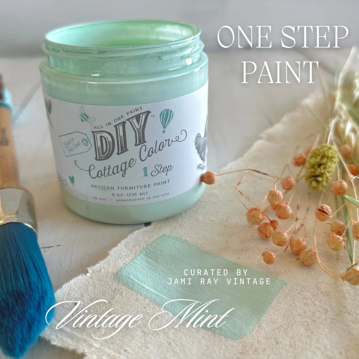 DIY Cottage Color- Vintage Mint - Pint - Blue Moon Vintage Mercantile
