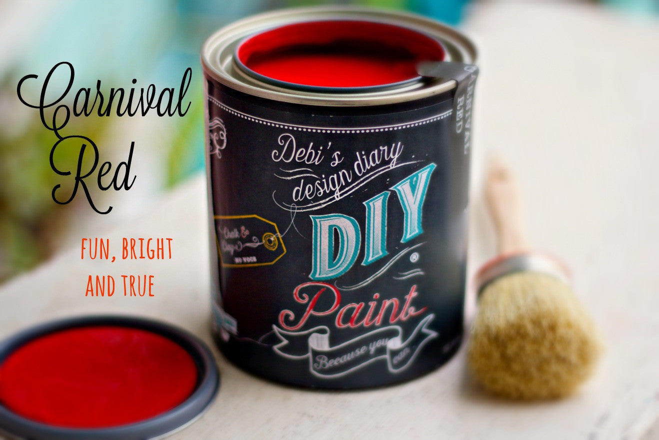 DIY Carnival Red Paint - Blue Moon Vintage Mercantile