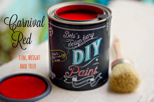 DIY Carnival Red Paint