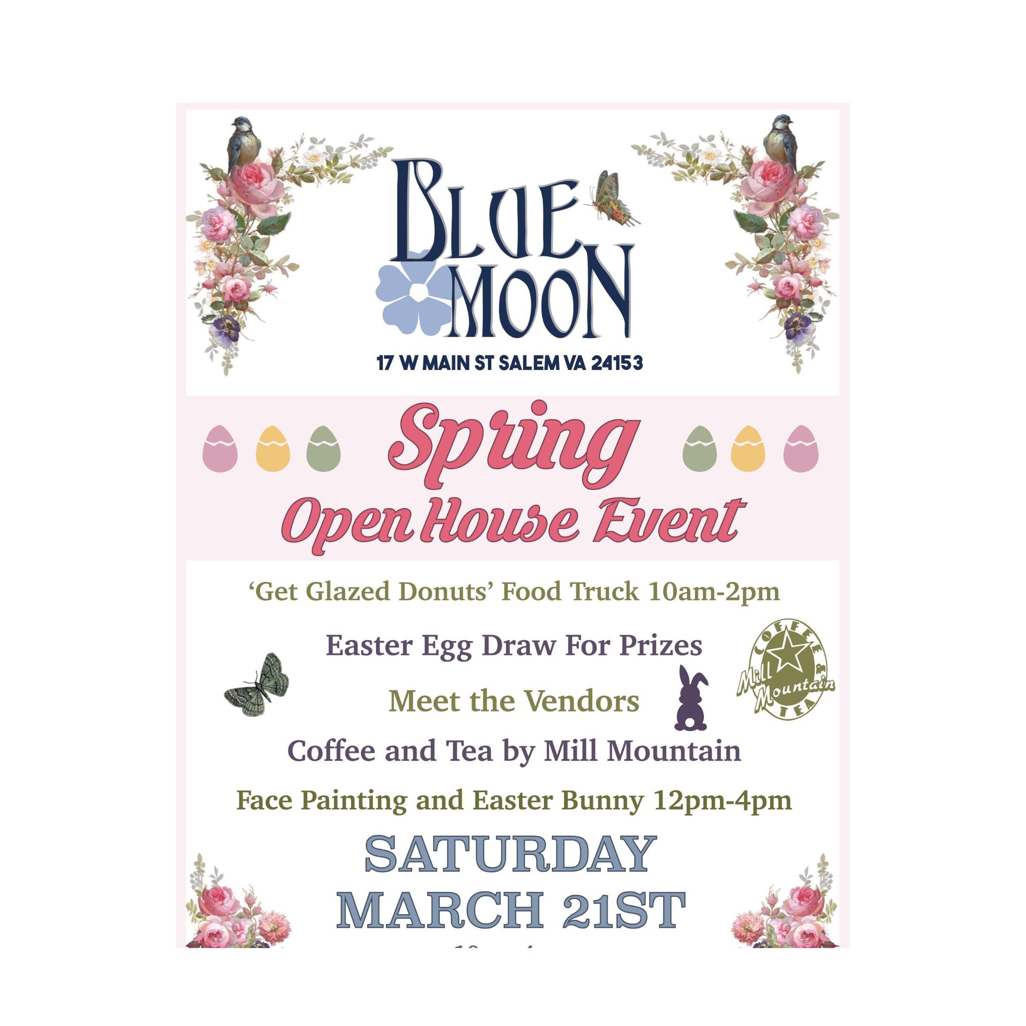 Activities at Blue Moon's 2026 Spring Open House Event