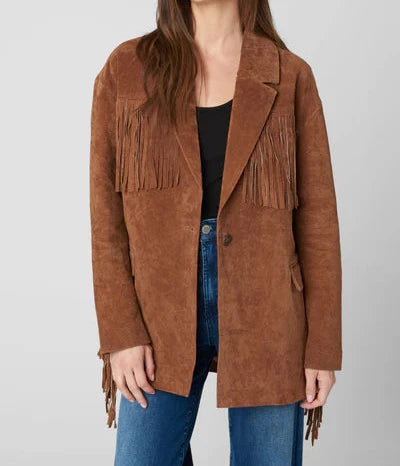 Blank NYC Fringed Jacket