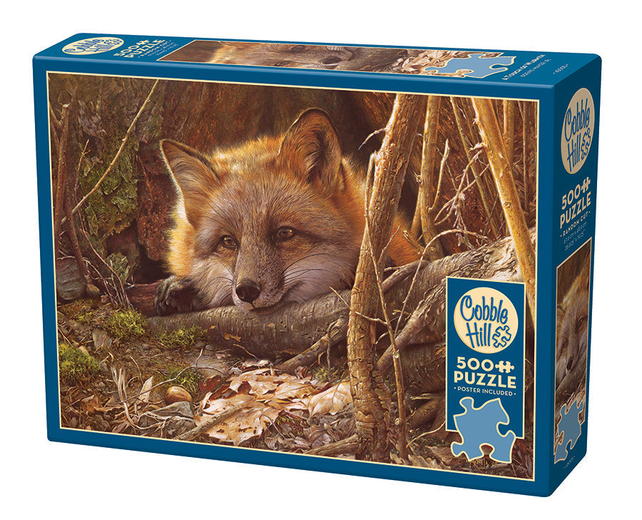 A Touch of Warmth 500 PC Puzzle - Cozy Wildlife Fun – Blue Moon