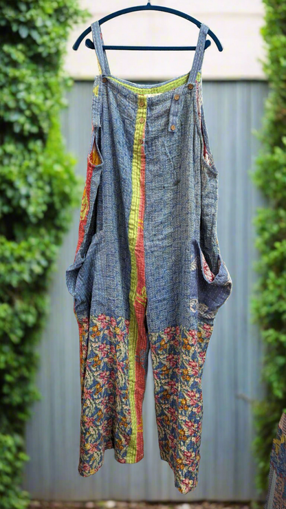 Seeker Jumpsuit by: Kantha Bae  Free Size - Blue Moon Vintage Mercantile