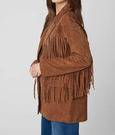 Jacket with Fringe