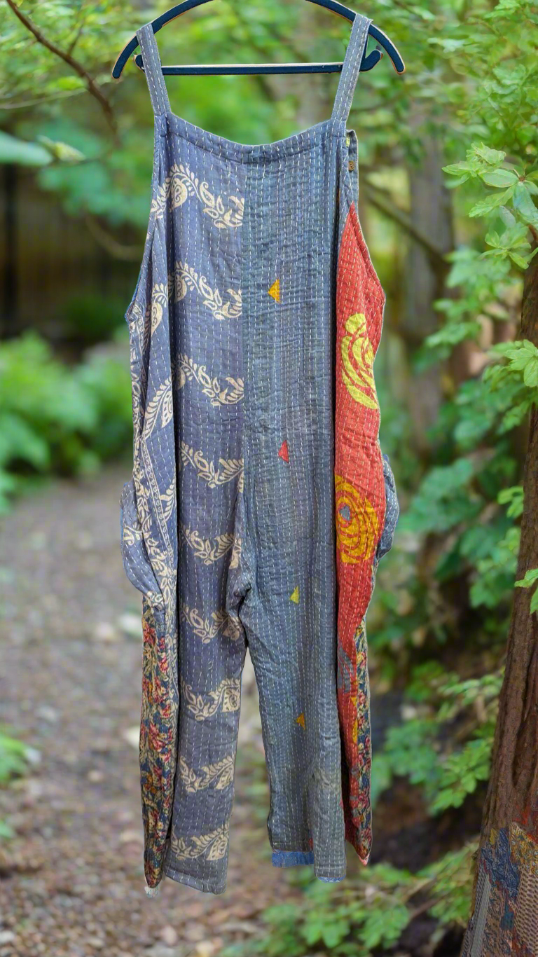 Seeker Jumpsuit by: Kantha Bae  Free Size - Blue Moon Vintage Mercantile