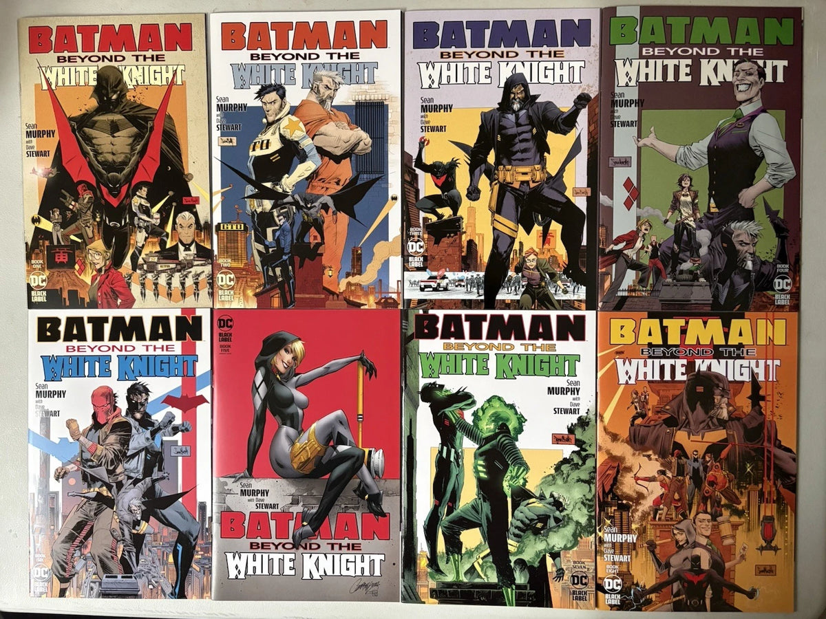BATMAN BEYOND THE WHITE KNIGHT! FULL SET 1-8! NEAR MINT!