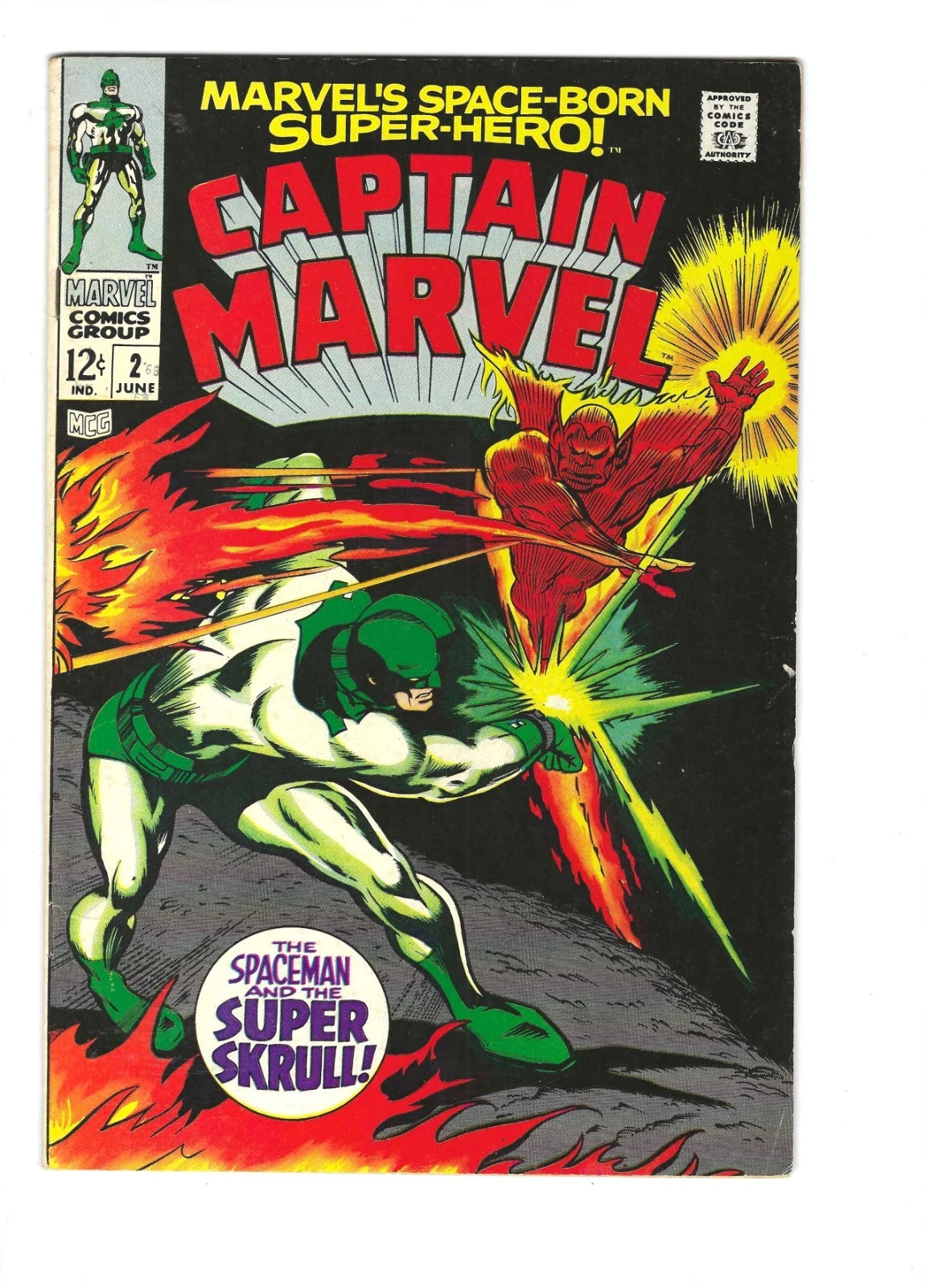 Captain Marvel 2 JUN 1968