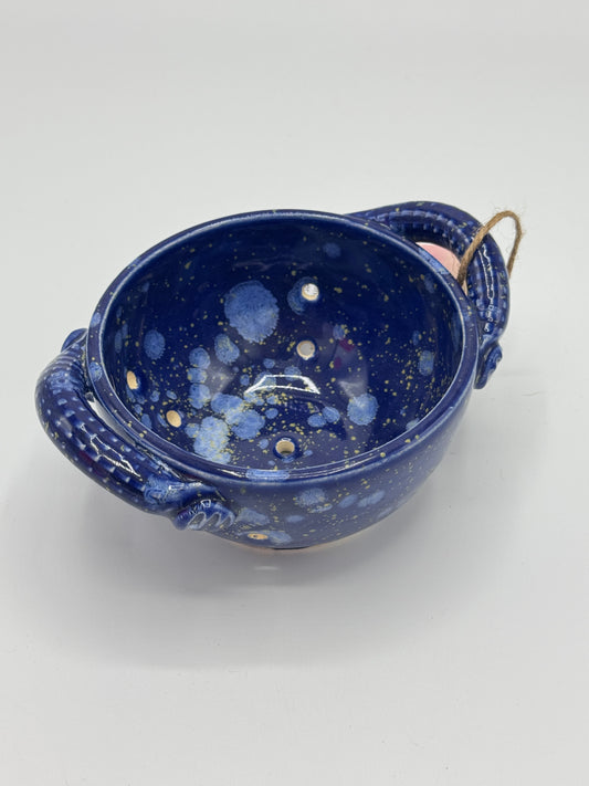 Cobalt Blue Colander