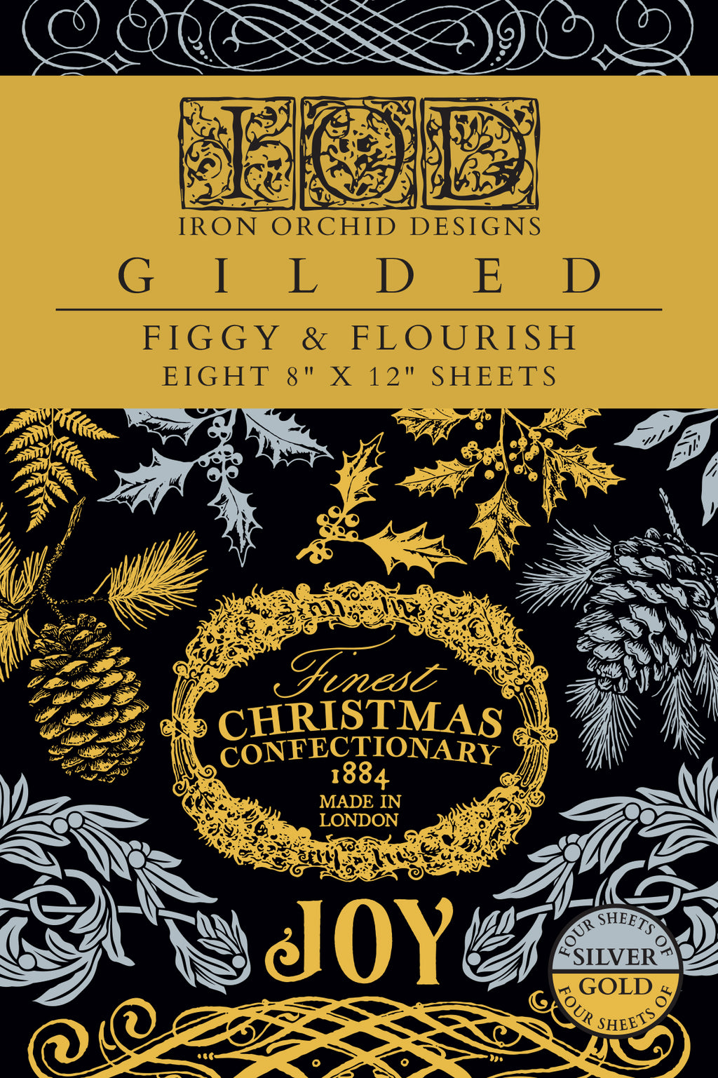IOD Figgy & Flourish Gilded (Foil) Transfer