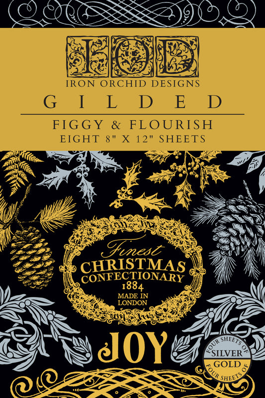 IOD Figgy & Flourish Gilded (Foil) Transfer
