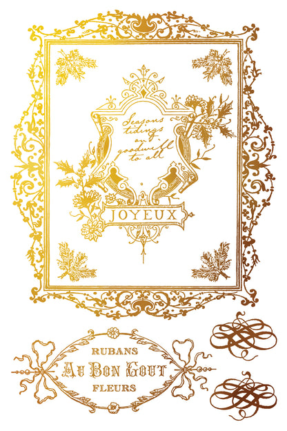 IOD Figgy & Flourish Gilded (Foil) Transfer