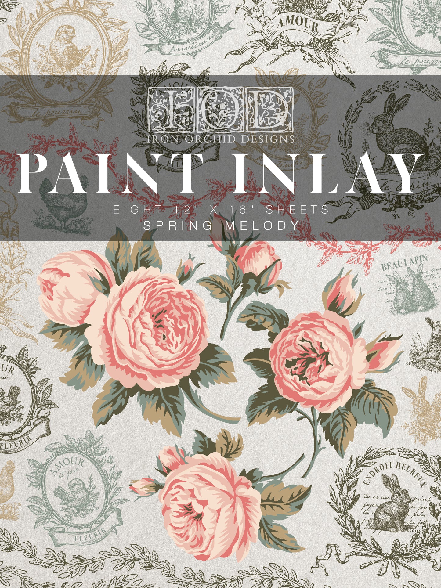 IOD Spring Melody Paint Inlay