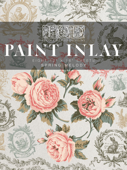 IOD Spring Melody Paint Inlay