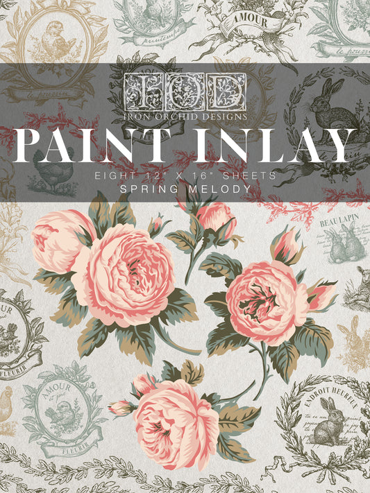 IOD Spring Melody Paint Inlay