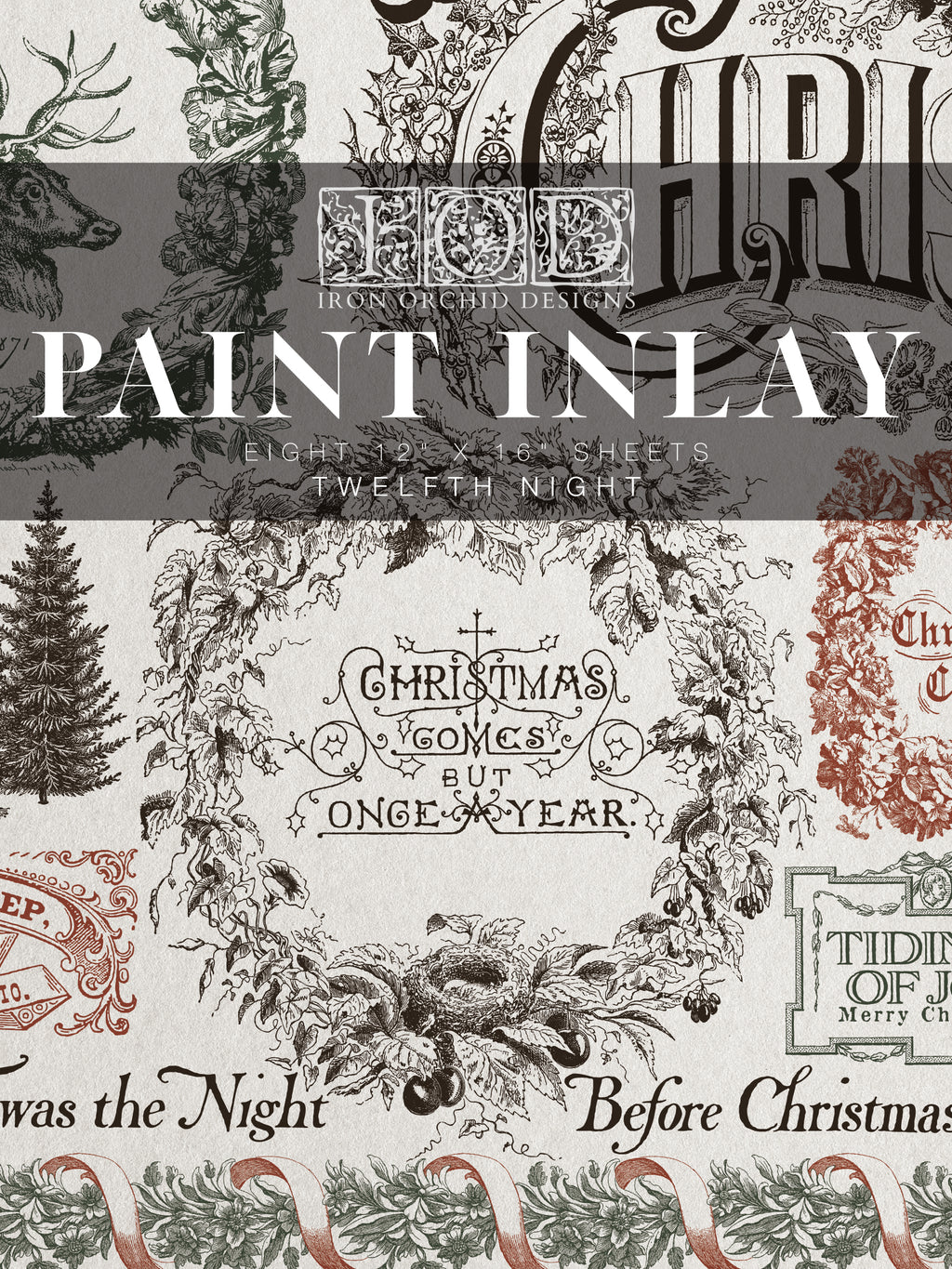 IOD Twelfth Night Paint Inlay
