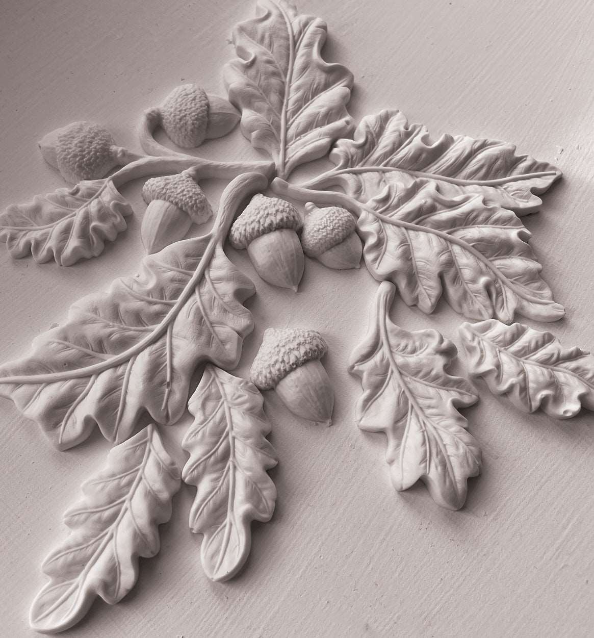 IOD Oak Leaves & Acorns Mould - Blue Moon Vintage Mercantile