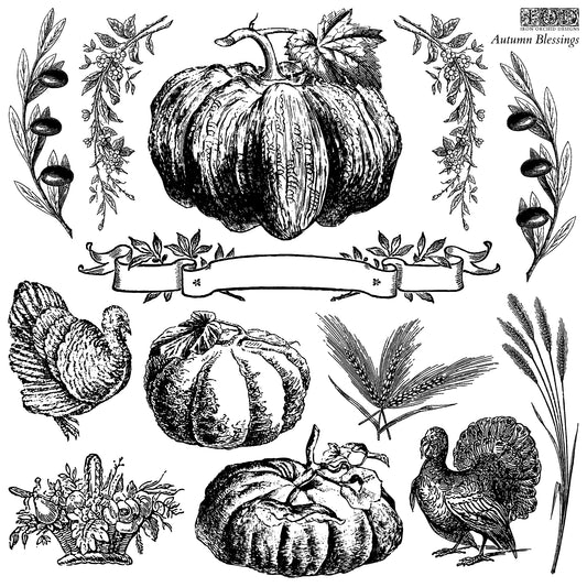 IOD Autumn Blessings Stamp