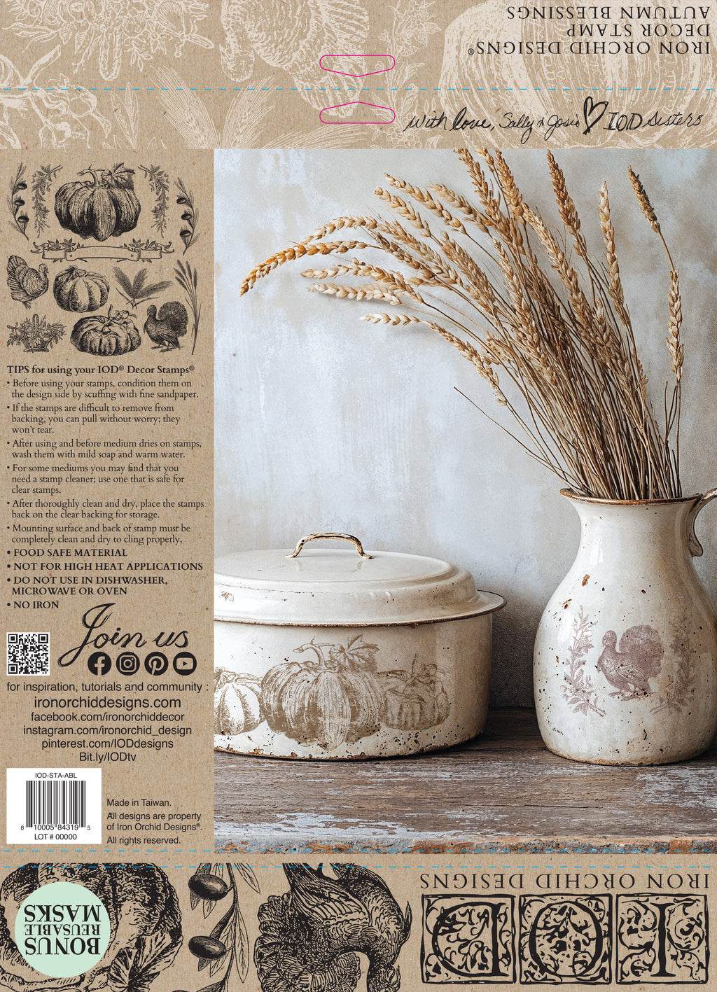 IOD Autumn Blessings Stamp