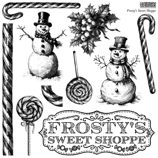 IOD Frosty's Sweet Shoppe Stamp - Blue Moon Vintage Mercantile