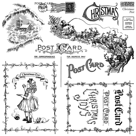 IOD Christmas Post Stamp