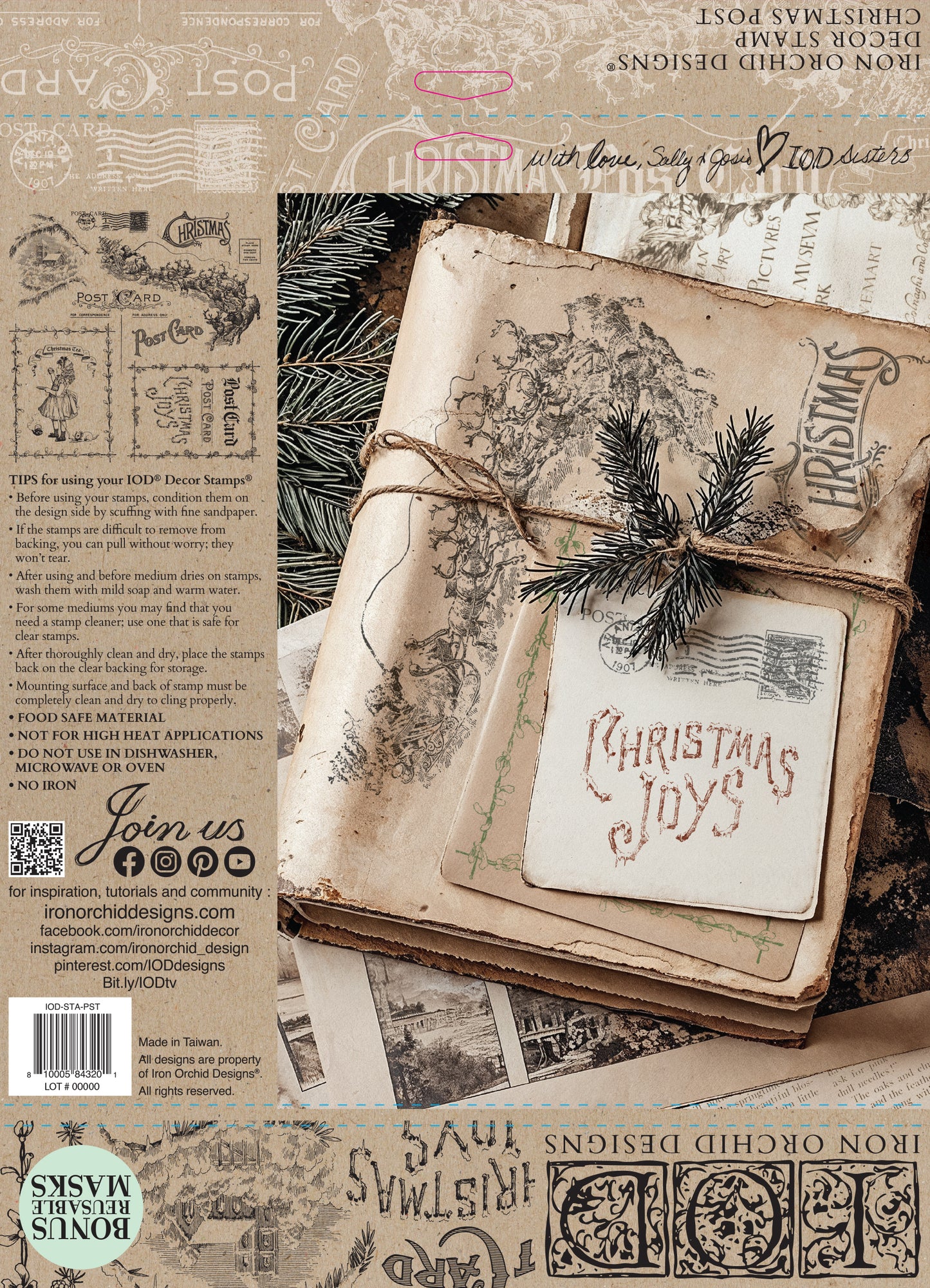 IOD Christmas Post Stamp