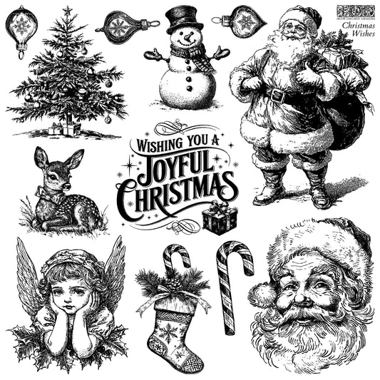 IOD Christmas Wishes Stamp