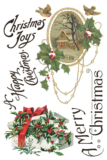 IOD Christmas Joy Transfer