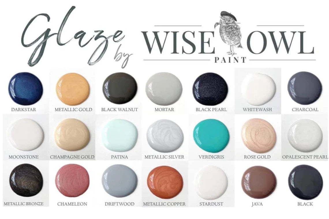 Wise Owl Glaze - Blue Moon Vintage Mercantile