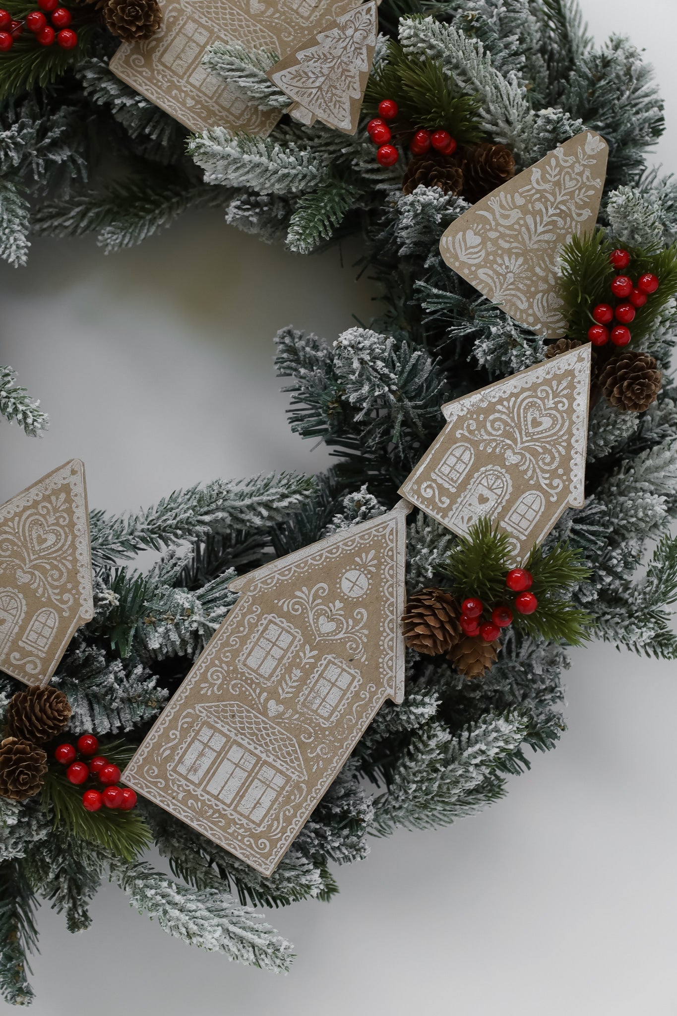 IOD Gingerbread Lane Stamp 12x12