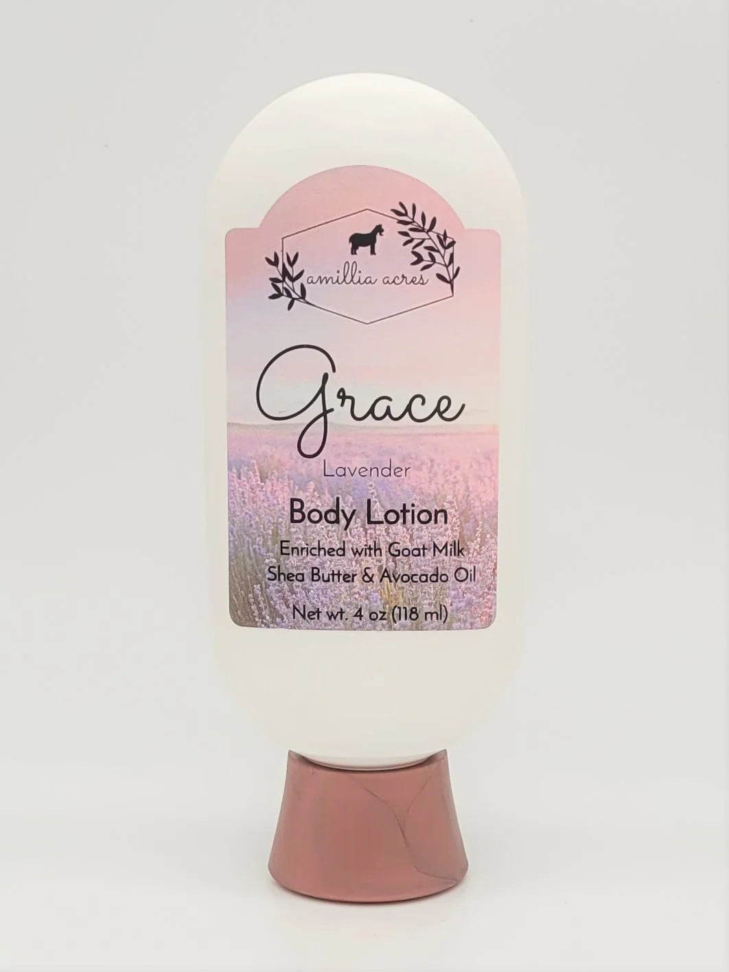 Amillia Acres - Grace Goat Milk Lotion (Lavender) - Blue Moon Vintage Mercantile