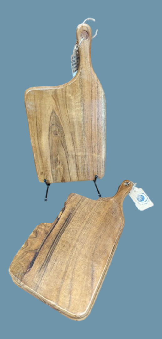 Acacia Wood Cutting/Serving Board w/ Handle
