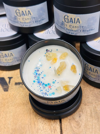 "GAIA" Blue Moon Exclusive Handmade Soy Candle - Blue Moon Vintage Mercantile