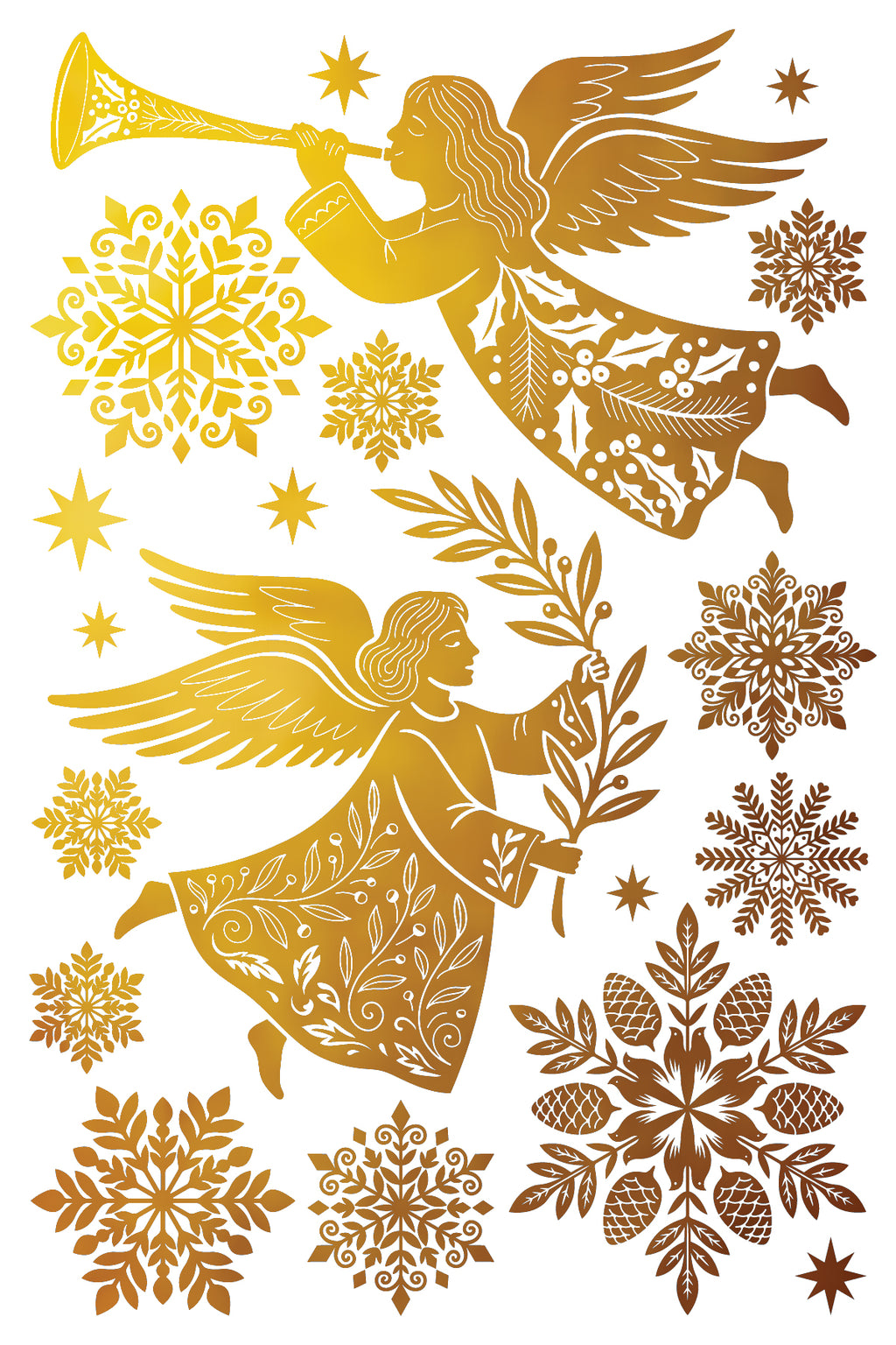 IOD Angels Sing Gilded Transfer 8x12